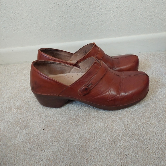 Dansko solstice clogs brown leather nursing clog (43) 9.5/10 - Picture 7 of 12